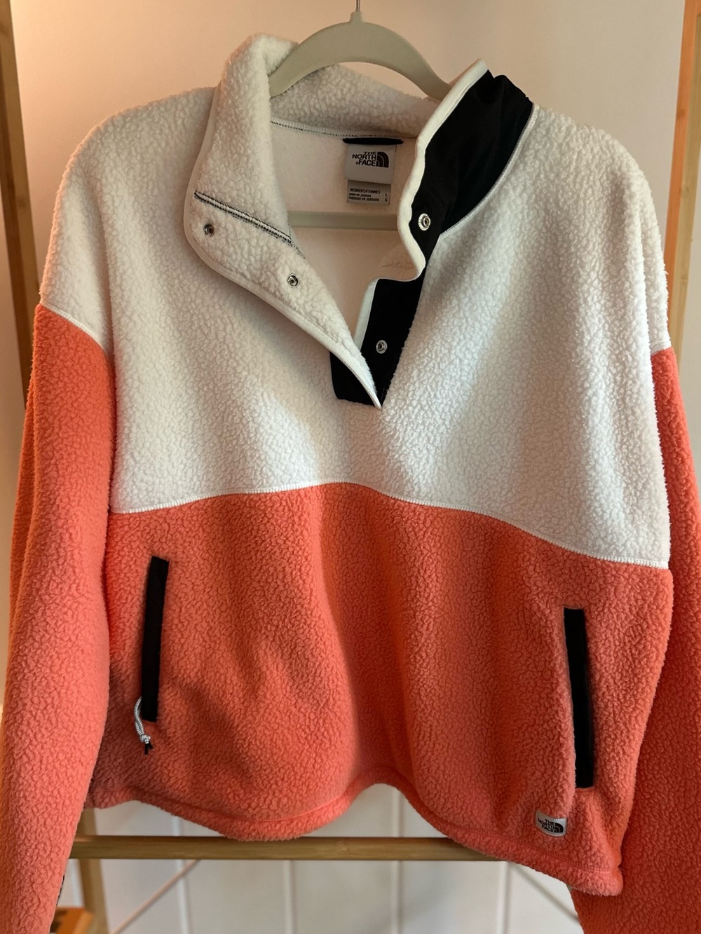 The North Face Color Block Sherpa Pullover
